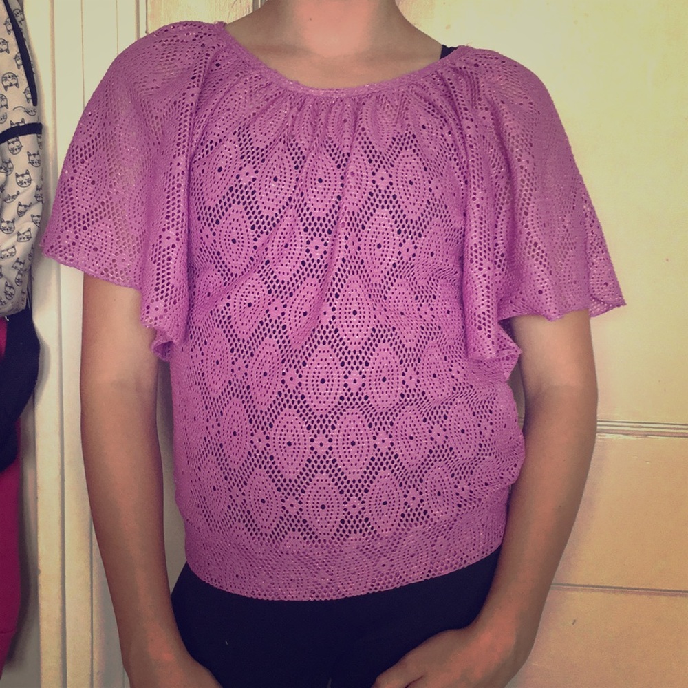 Short sleeve over shirt.
